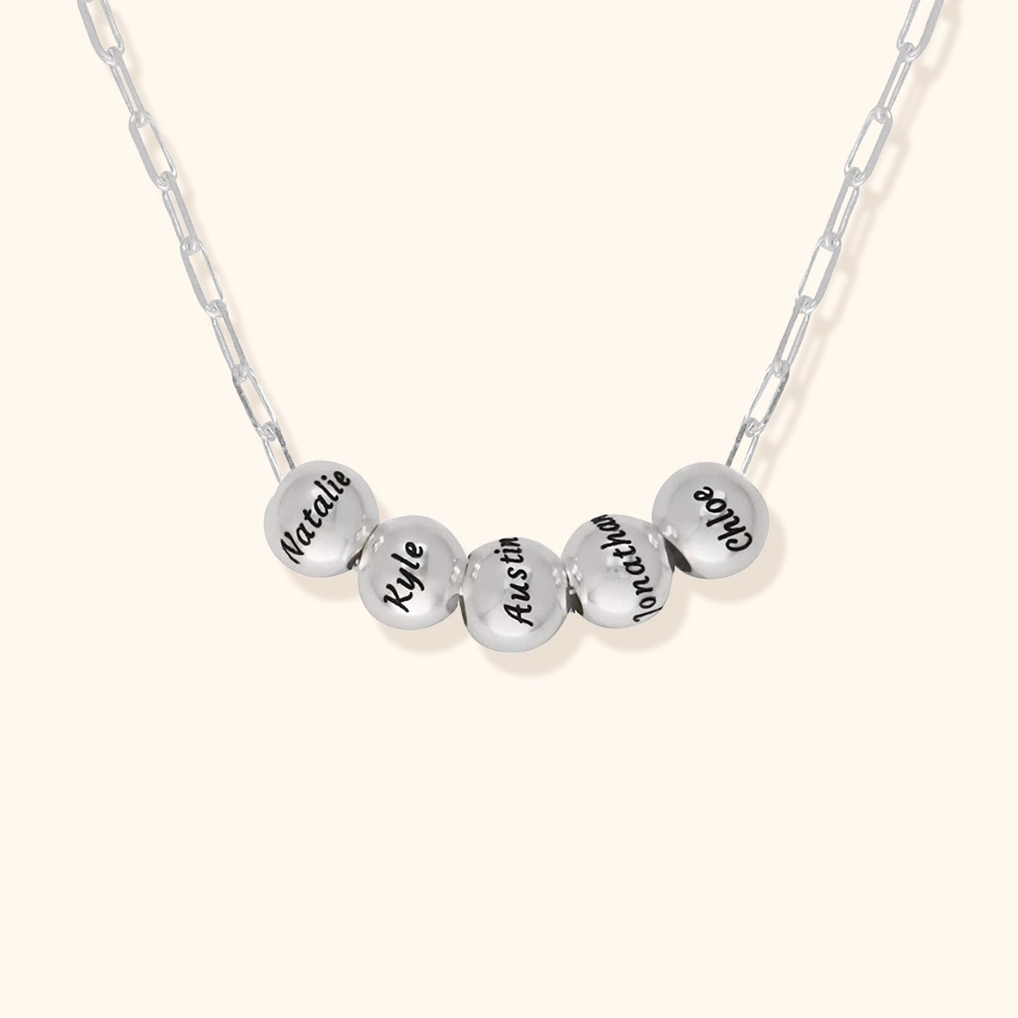 Personalised Family Pearl Necklace