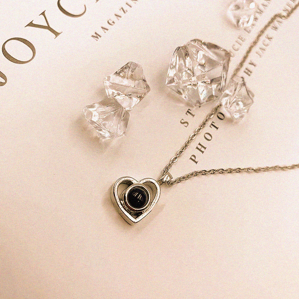 Heart Photo Necklace