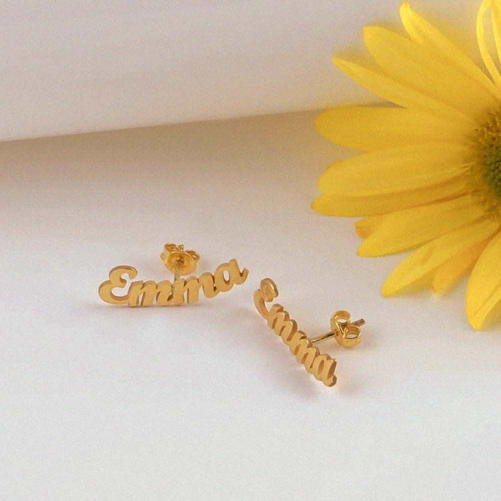 Luxurious Name Plate Earrings