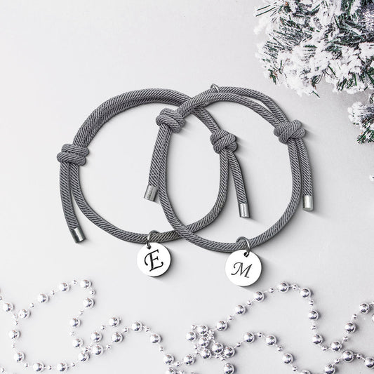 Magnetic Bracelet with Initials