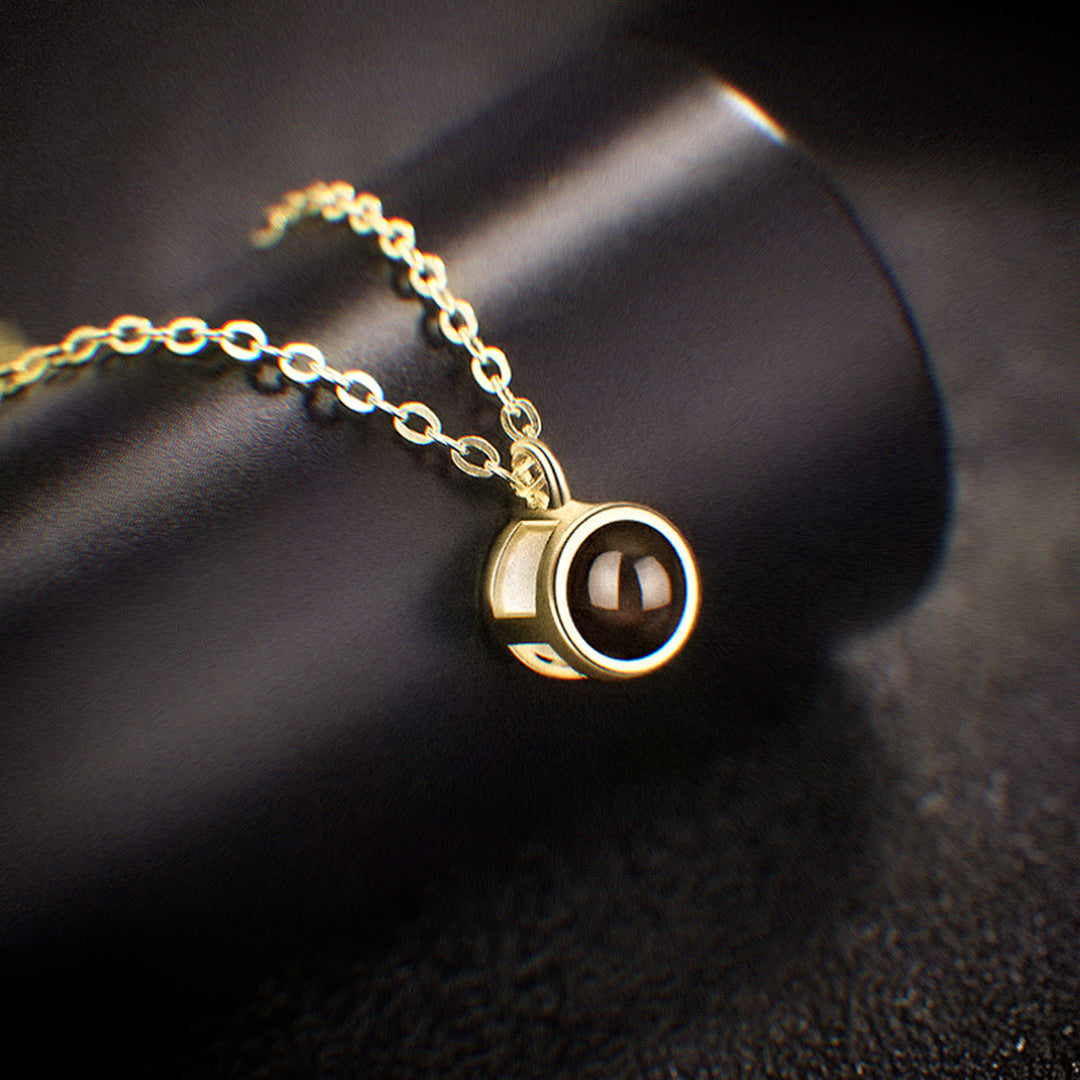 Personalised Circular Photo Necklace