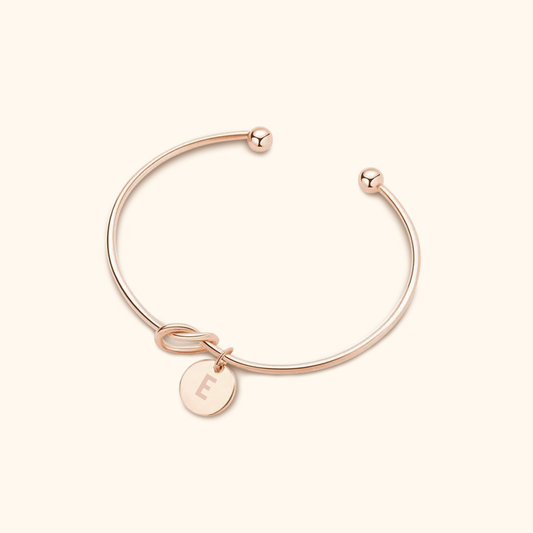 Knot Bracelet with Initials