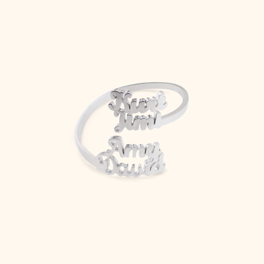 Luxurious Ring with Four Names