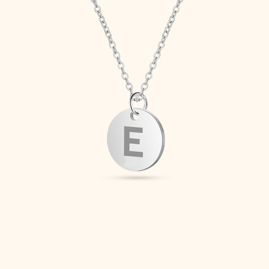 Luxurious Initial Coin Necklace