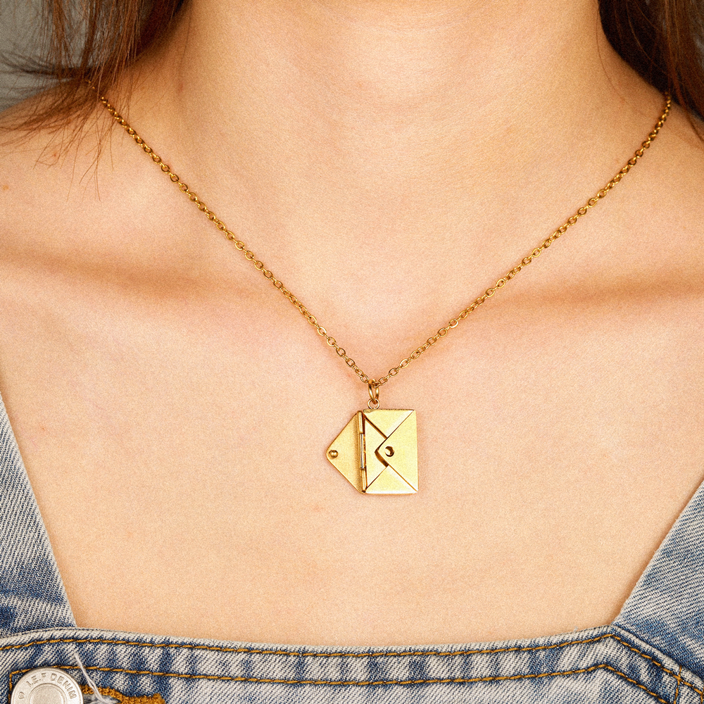 Custom Necklace with Love Letter
