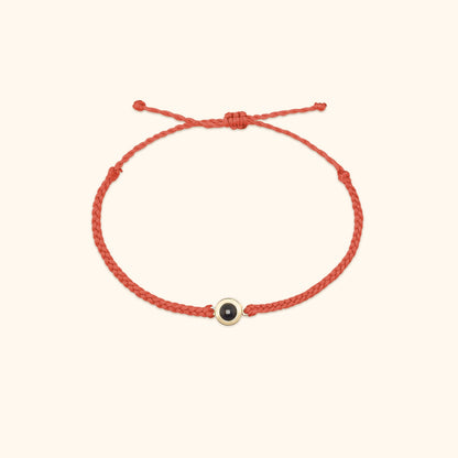 Personalised Circle Photo Bracelet