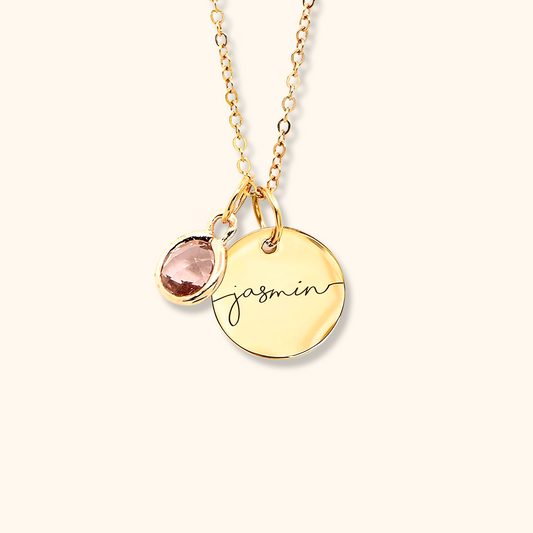Personalised Birthstone Necklace