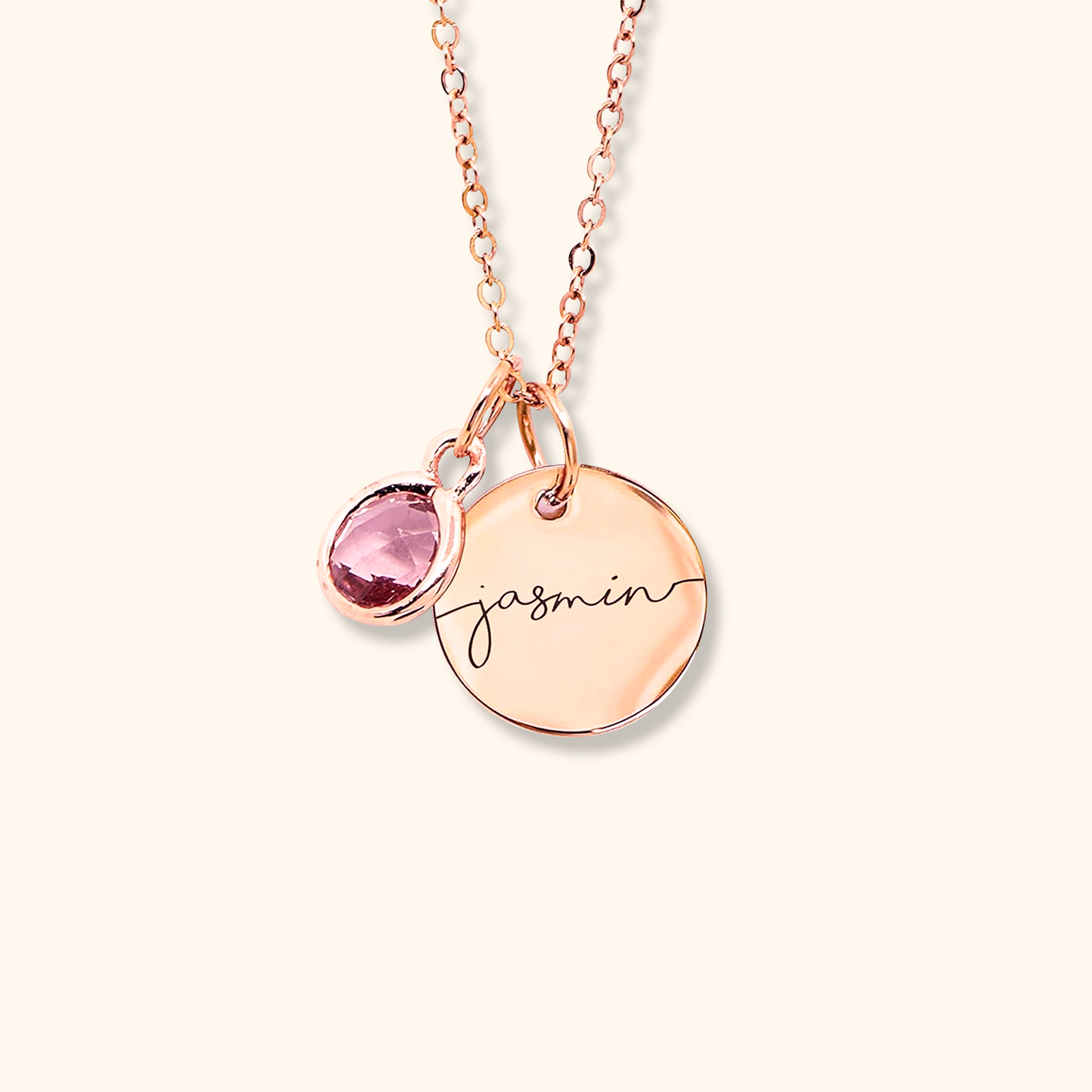 Personalised Birthstone Necklace