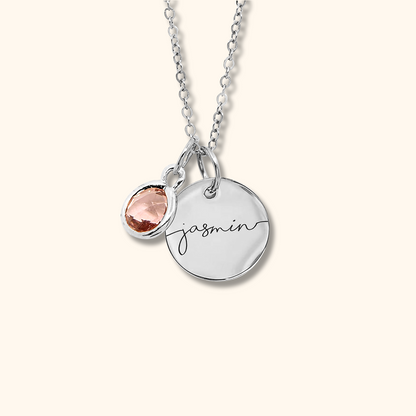 Personalised Birthstone Necklace