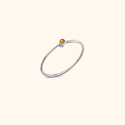Sparkling Ring with Birthstone