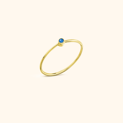 Sparkling Ring with Birthstone