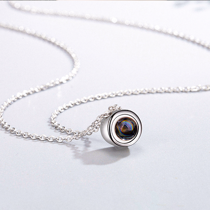 Spherical Photo Projection Necklace