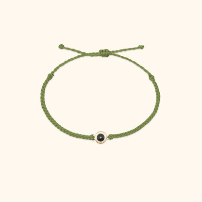 Personalised Circle Photo Bracelet