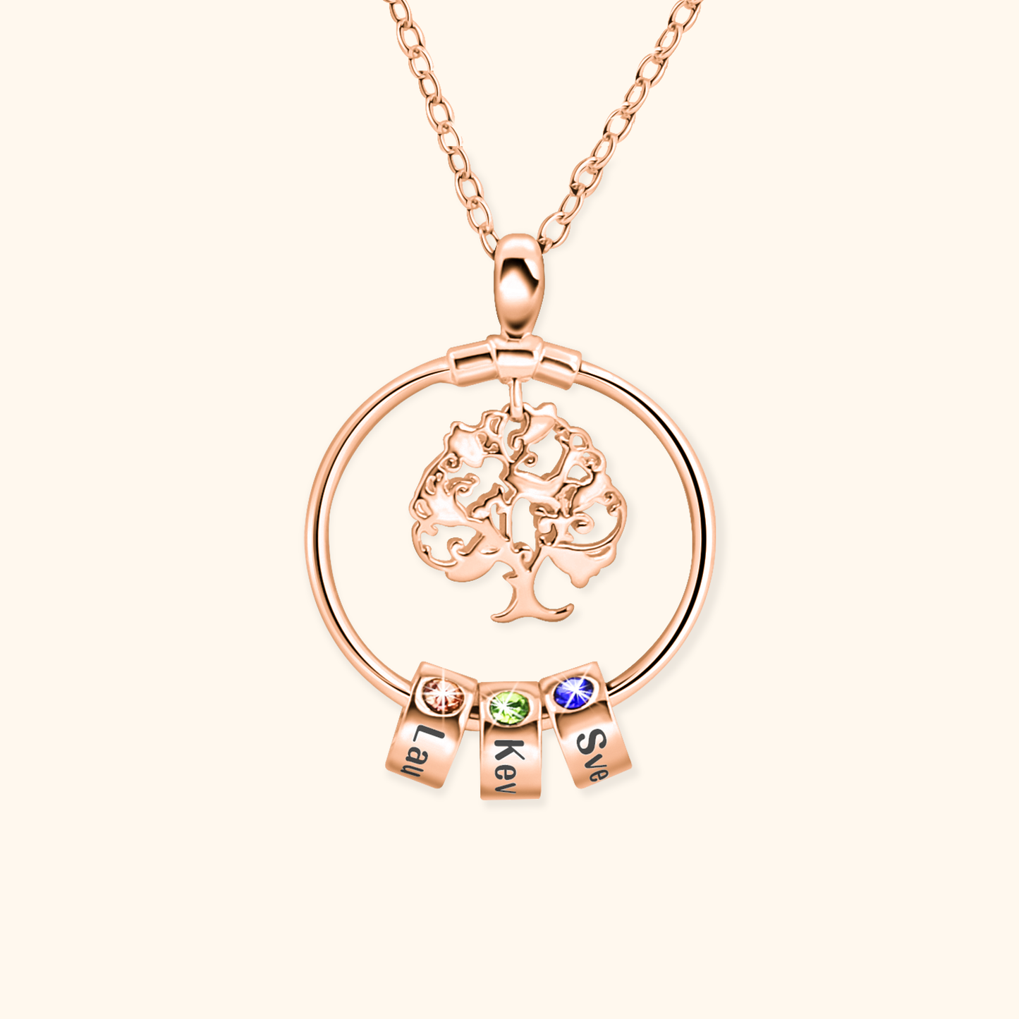 Life Tree Birthstone Necklace