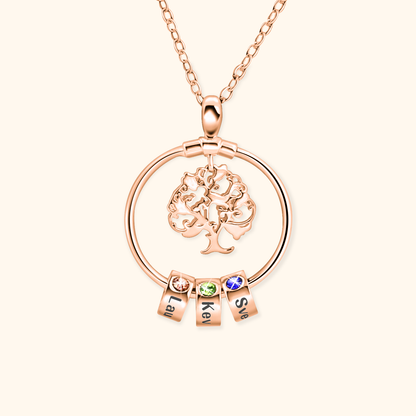 Life Tree Birthstone Necklace