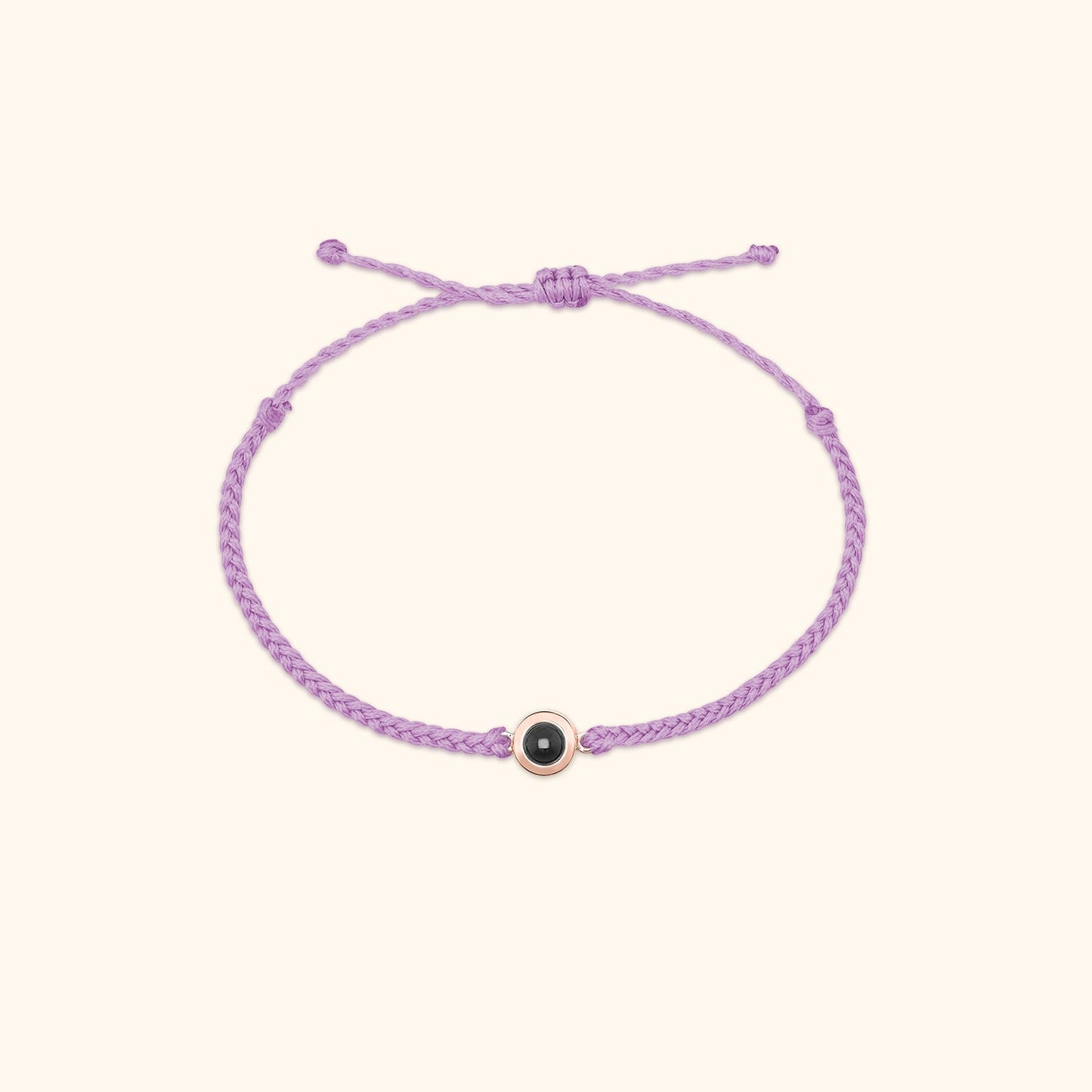 Personalised Circle Photo Bracelet