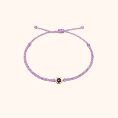 Personalised Circle Photo Bracelet