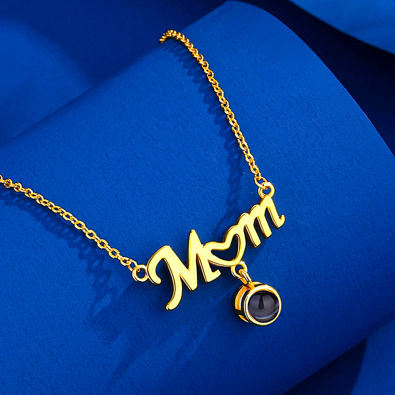 Mum Necklace with Projection Charm