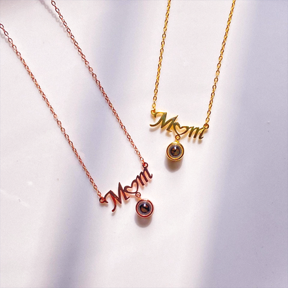 Mum's Necklace with Projection Charm