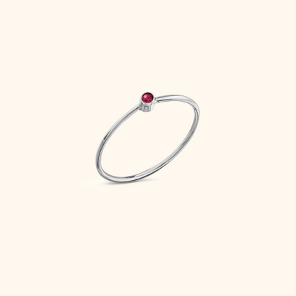 Sparkling Ring with Birthstone