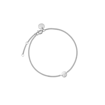 Personalised coin bracelet with engraving