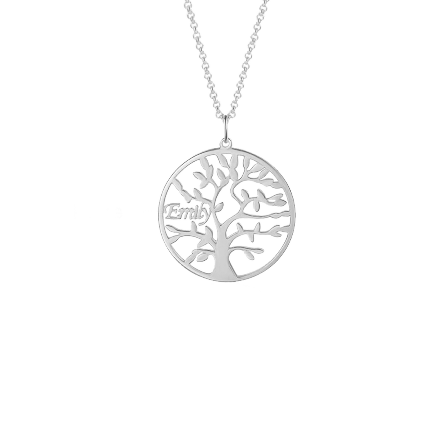 Customisable Family Tree Necklace with 1-9 Names