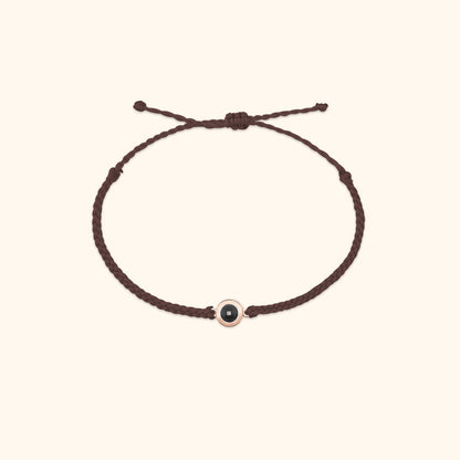 Personalised Circle Photo Bracelet