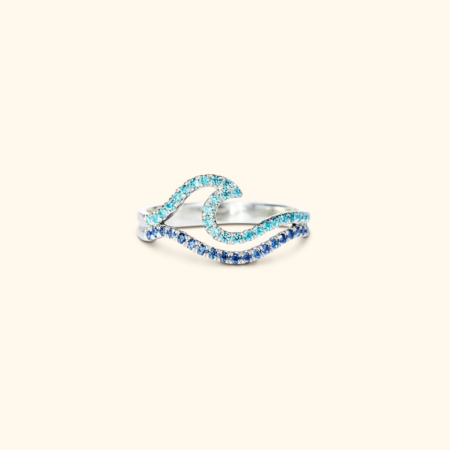 Wavy Ring with Self-Love