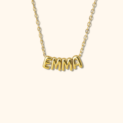 Personalised Bubble Letter Necklace