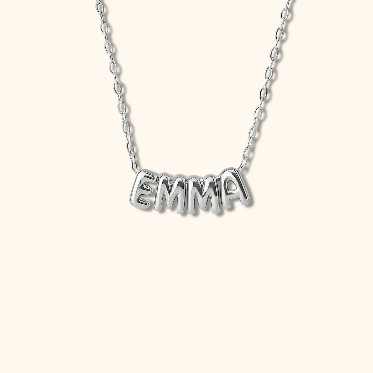 Personalised Bubble Letter Necklace