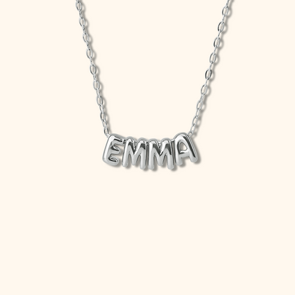 Personalised Bubble Letter Necklace