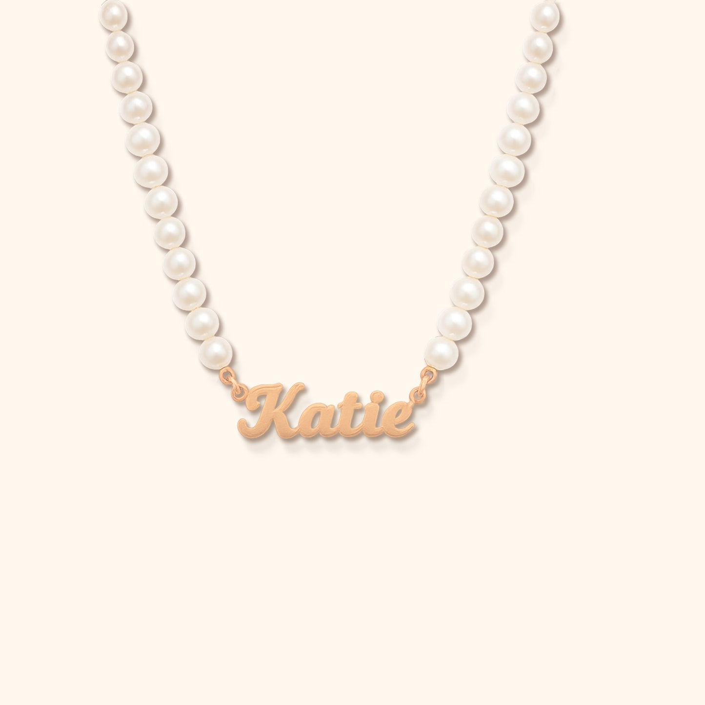 Personalised Pearl Necklace with Name