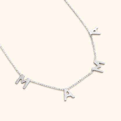 Personalised Engraved Initial Necklace