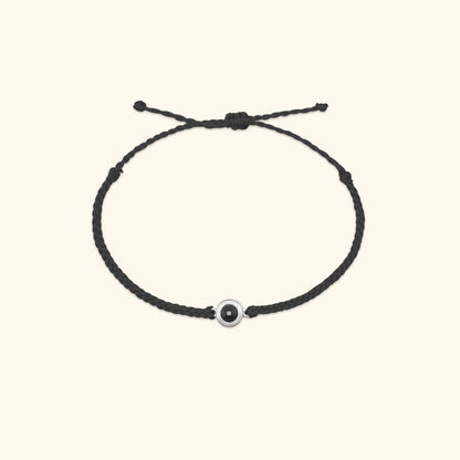 Personalised Circle Photo Bracelet