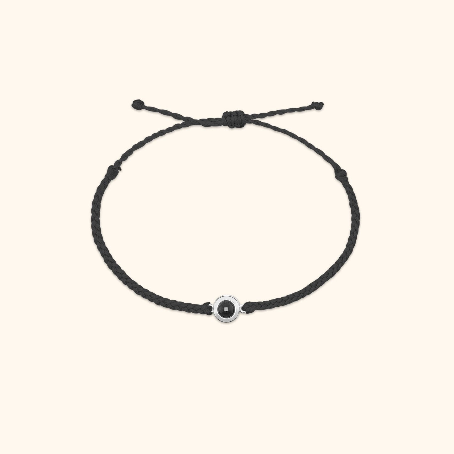 Personalised Circle Photo Bracelet