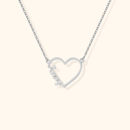 Personalised Heart Name Necklace