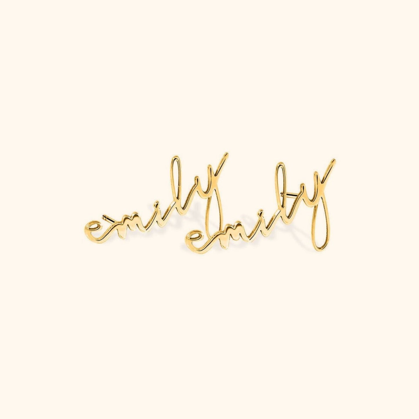 Personalised Name Earrings