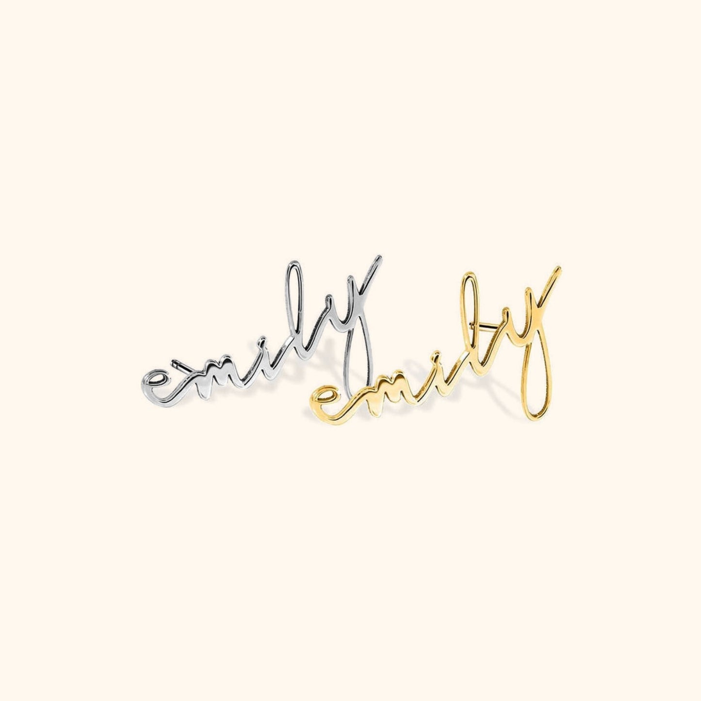 Personalised Name Earrings