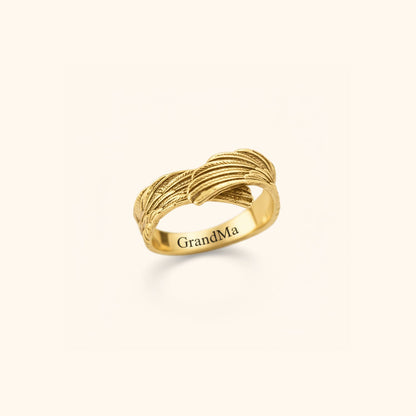 Guardian Wings Angel Ring with Message Card