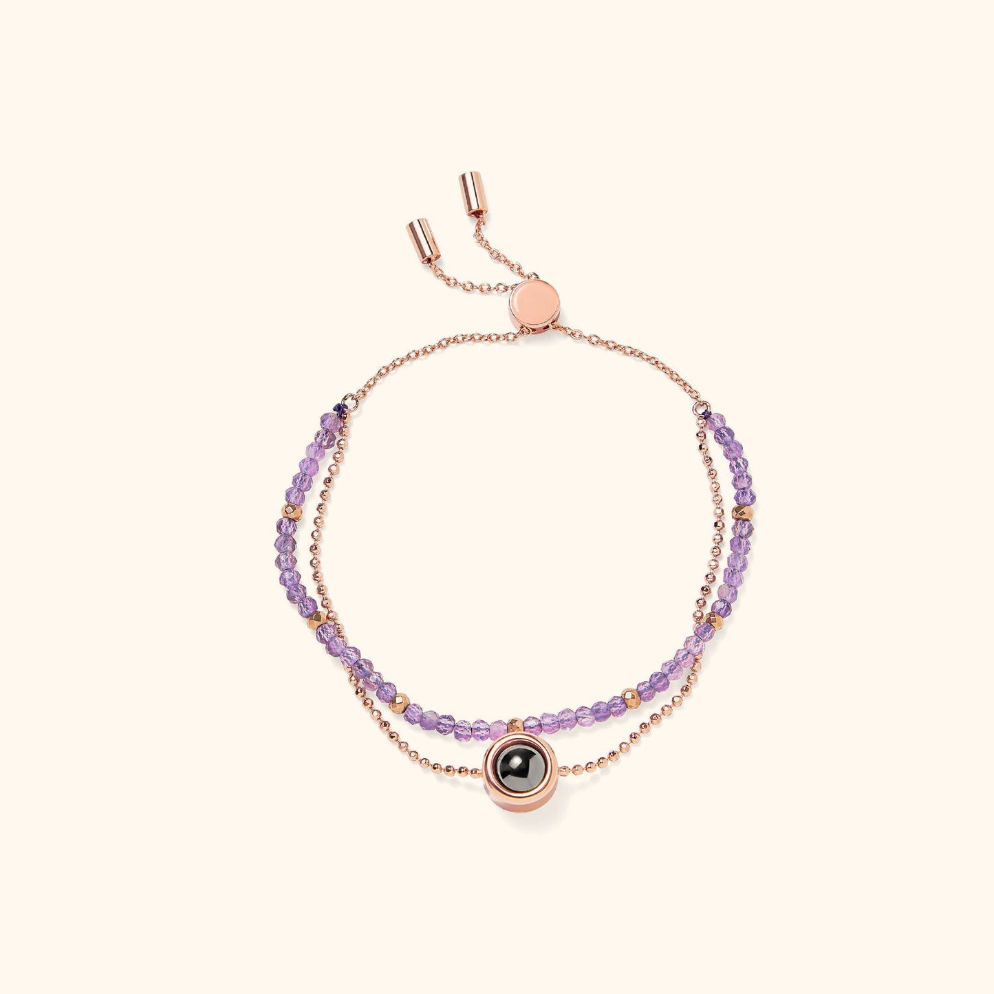 Personalised Crystal Projection Bracelet
