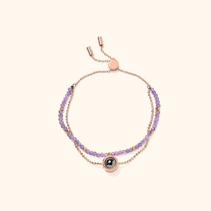 Personalised Crystal Projection Bracelet