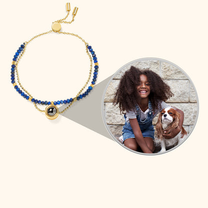 Personalised Crystal Projection Bracelet