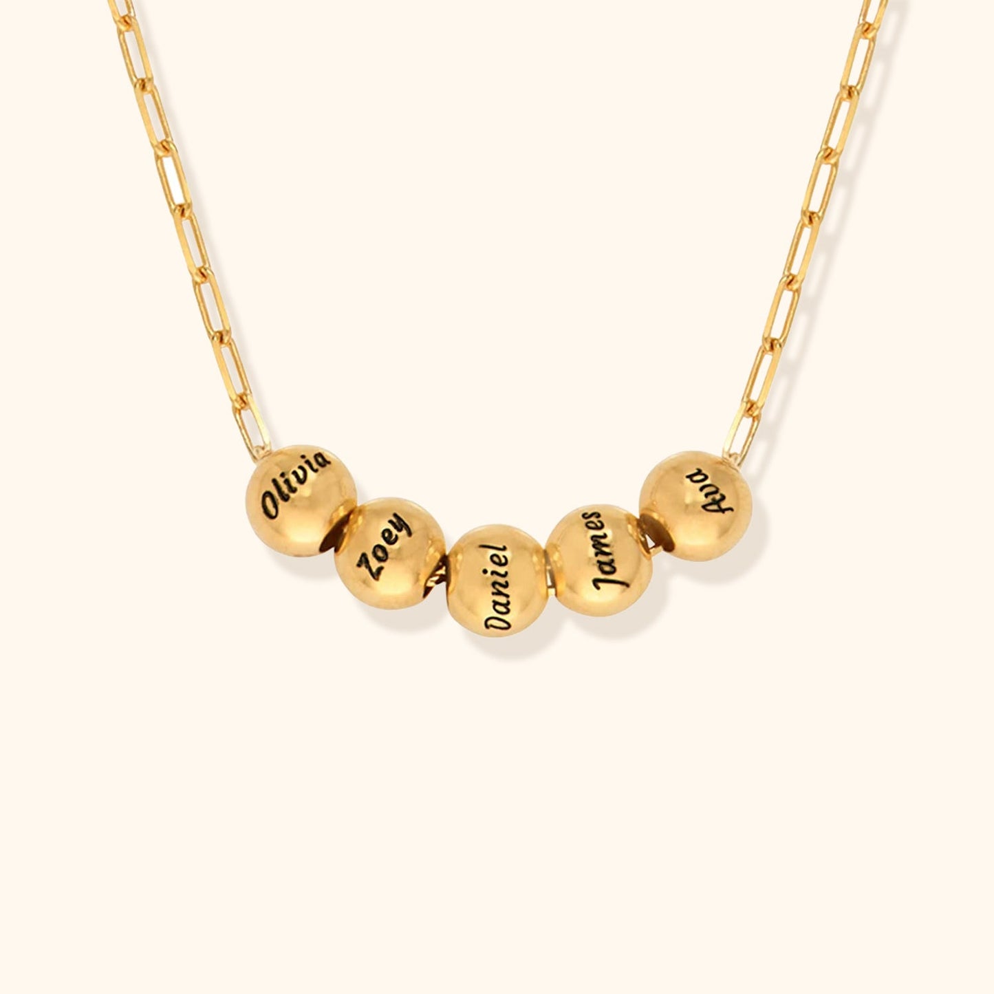 Personalised Family Pearl Necklace