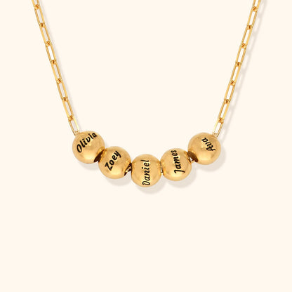 Personalised Family Pearl Necklace