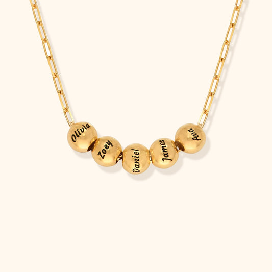 Personalised Family Pearl Necklace
