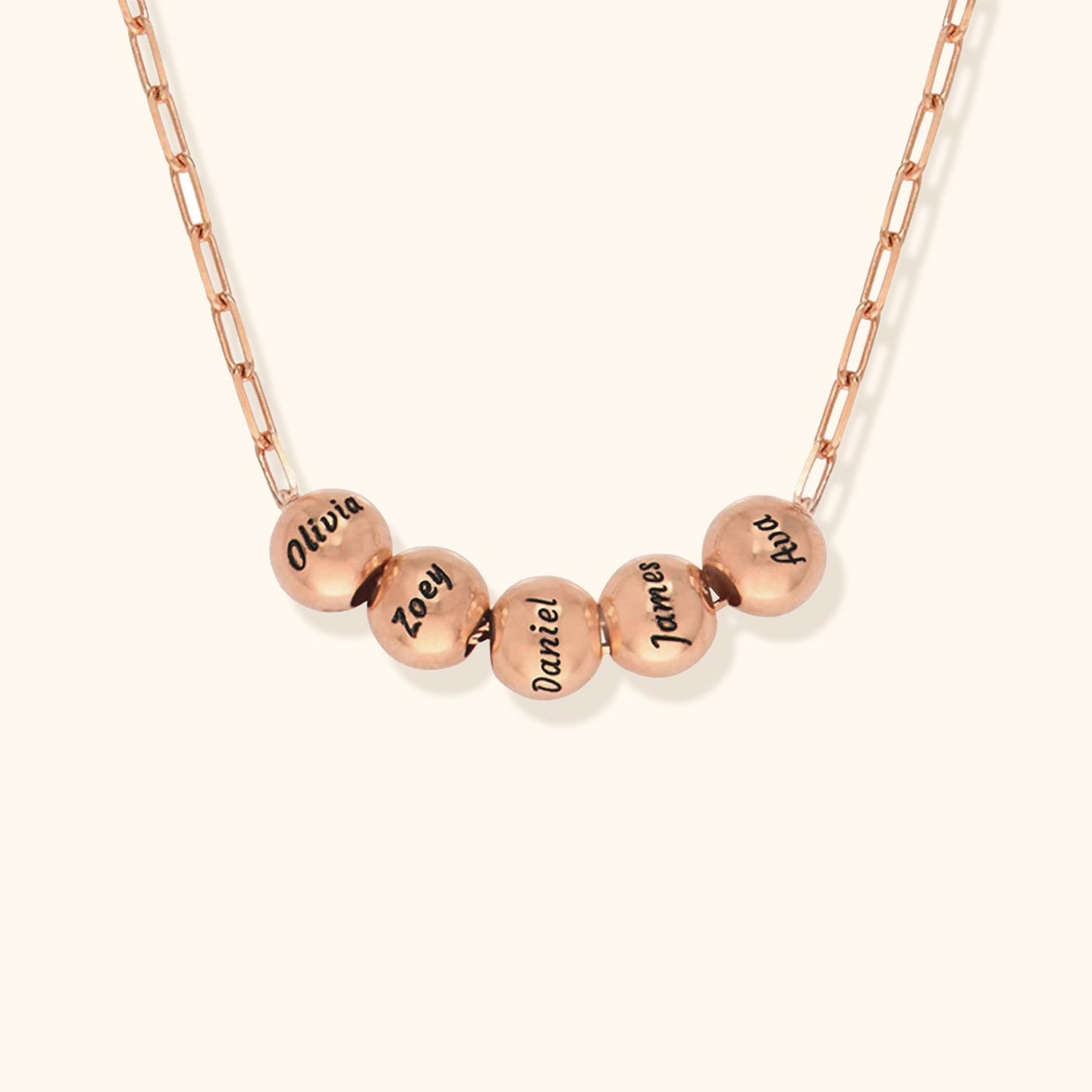 Personalised Family Pearl Necklace
