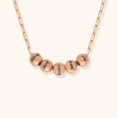 Personalised Family Pearl Necklace