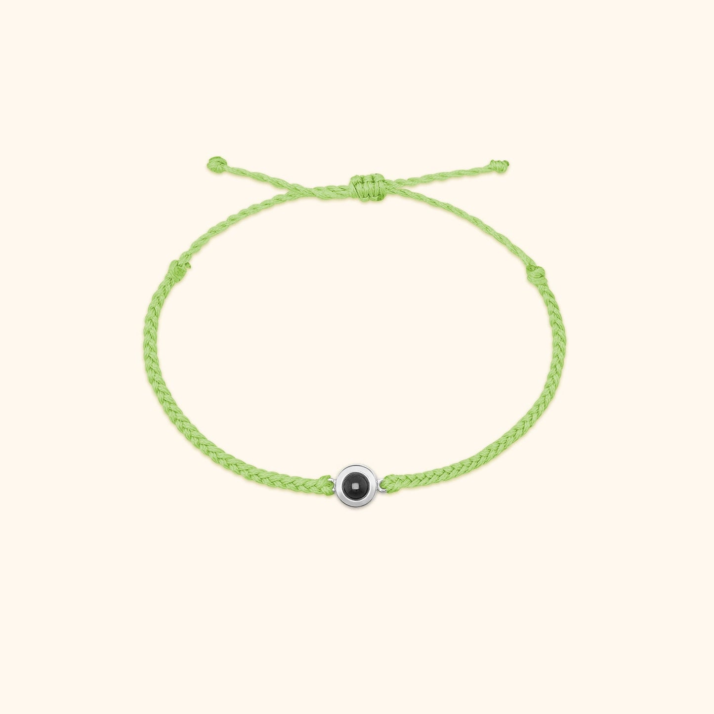 Personalised Circle Photo Bracelet