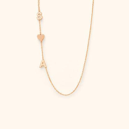 Personalised Letter Initials Necklace