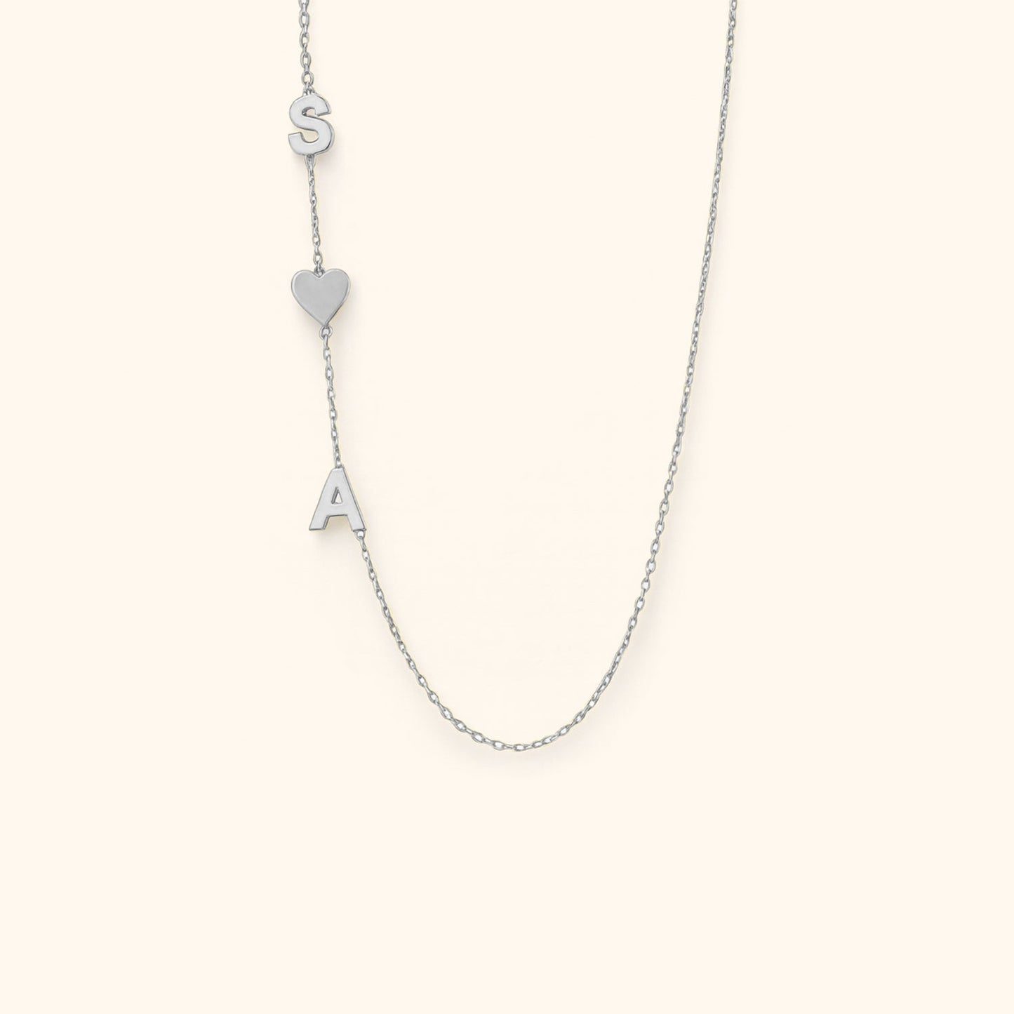 Personalised Letter Initials Necklace